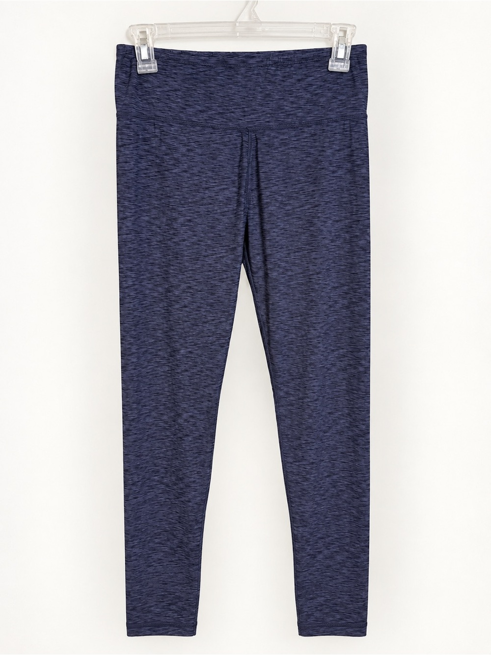 Cuddl Duds Navy Heather Stretch Leggings